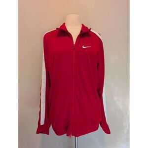 Nike Red Full-Zip Track Jacket Swoosh XL Activewear